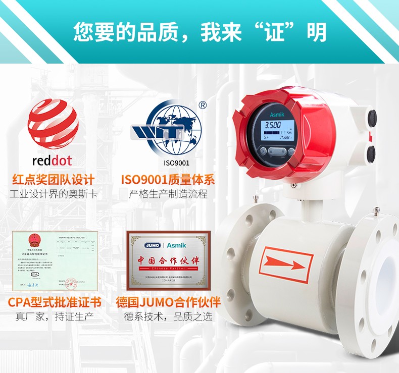 米科LDG-MIK電磁流量計榮譽(yù)資質(zhì)